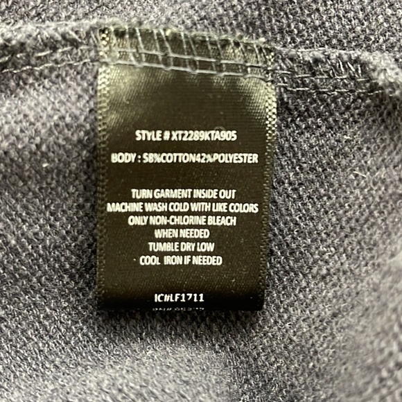 Sanctuary Navy Blue Camouflage Lace Up Sweatshirt Size Small - Picture 9 of 9